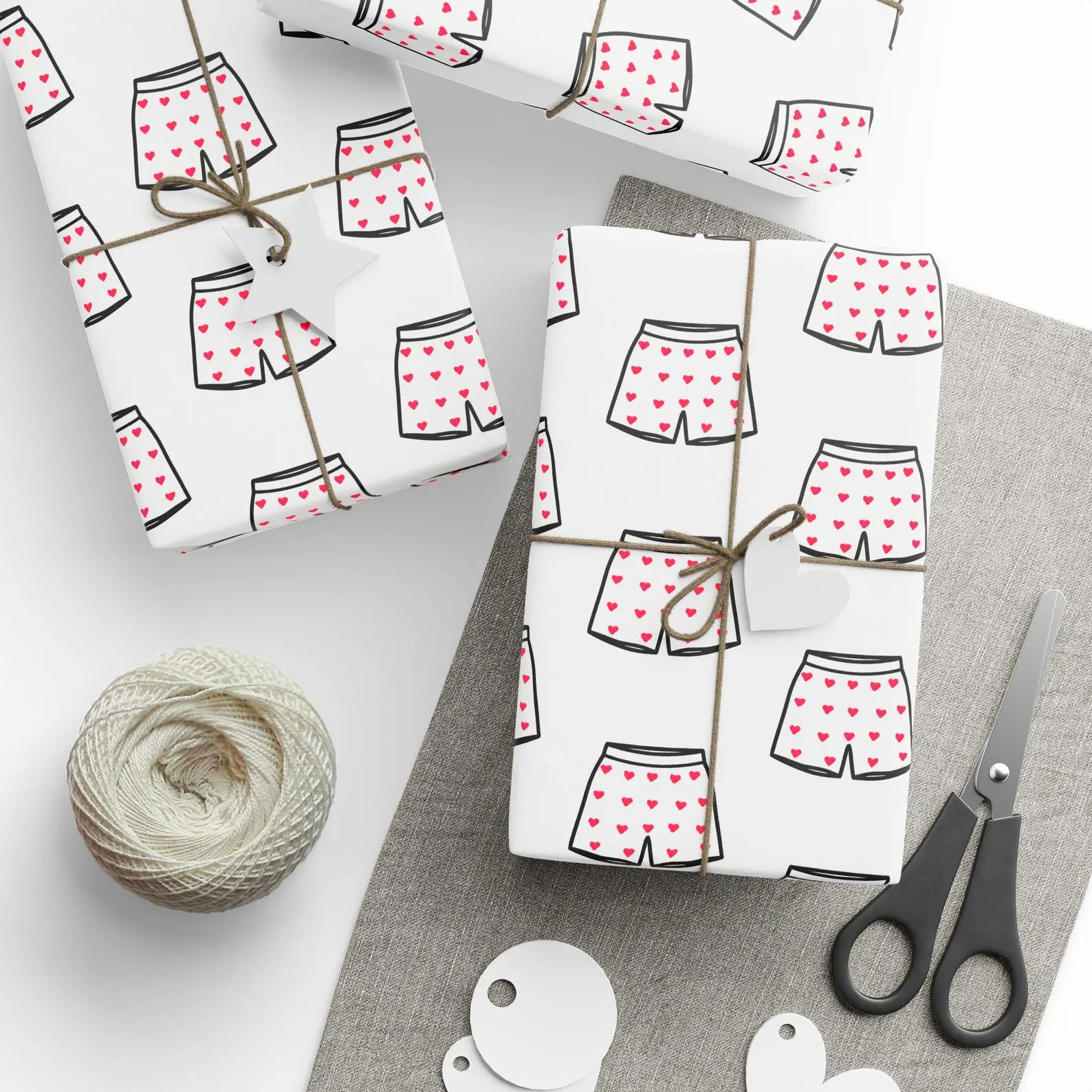 Dungeon Crawler Carl Wrapping Paper, Carl Heart Boxers Fantasy Book Gift Wrap, LitRPG Reader Present Paper, BookTok Fan Gift Packaging
