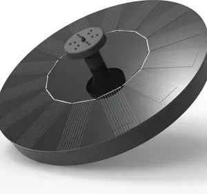 Solar Fountain,Solar Powered Bird Bath Fountain Pump with 6 Nozzles 2.5W Solar Panel Kit Water Pump,Outdoor Watering Submersible Pump for Pond,Pool,Garden,Fish Tank,Relaxing Outdoor Water Feature for Patio & Summer Chill Spaces