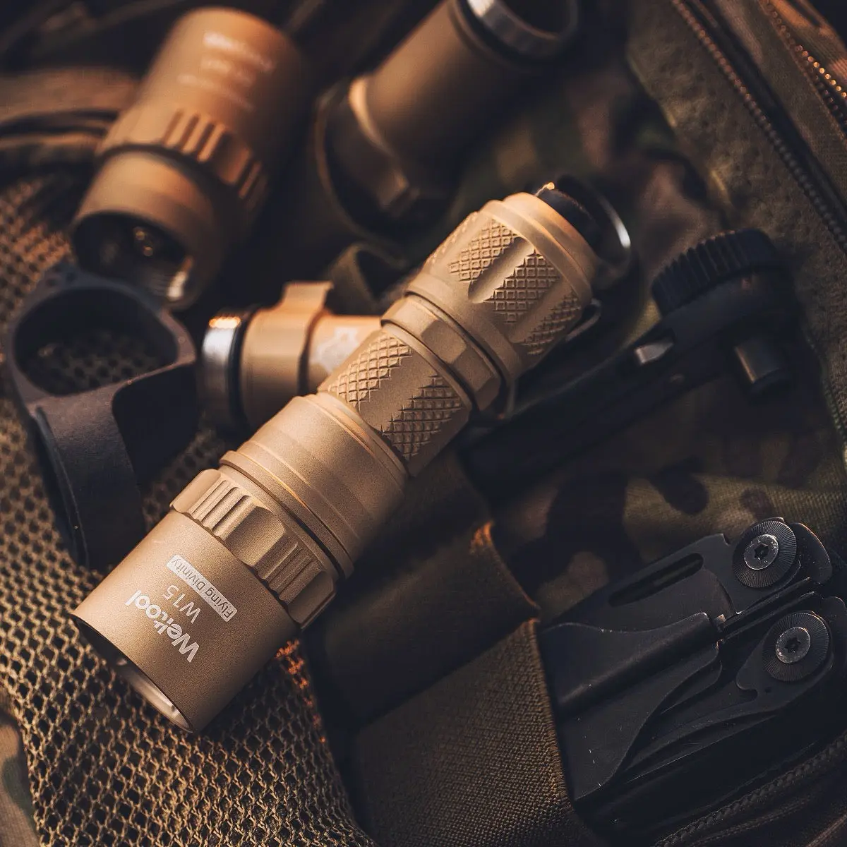 Weltool W15 Flying Divinity LEP Flashlight – 420 Lumens 1193m Throw | Rechargeable & Waterproof TAC Flashlight with Hidden Strobe & Low Mode - Portable Pocket Torch for Survival, Hunting, Outdoor & Everyday Use
