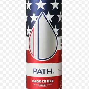 PATH USA Ultra-Purified Water 100% Recyclable 25 FL OZ Refillable 12 Pack Made in USA Beverage