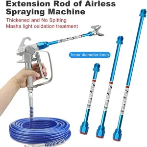 ZHUITU Airless Paint Sprayer Spray Gun Tip Extension Pole Rod Airless Sprayer Gun Spray Painting Wand 8inch 11.8inch 20inch