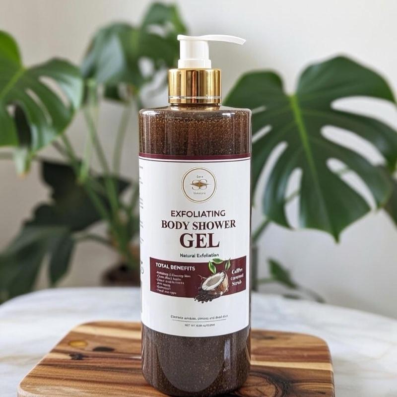 Exfoliating Shower GEL , Natural Extract Soaps 500ML