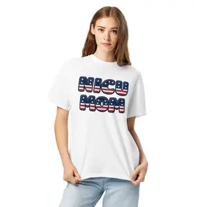 24w NICU MOM Shirt, America Style, Women's USA Tee, Preemie Mom Gifts