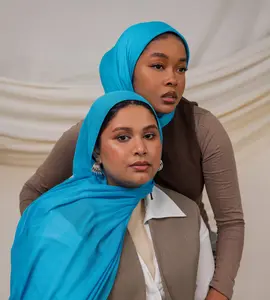 VELA Peacock Blue Modal Hijab VELA Peacock Blue Modal Hijab
