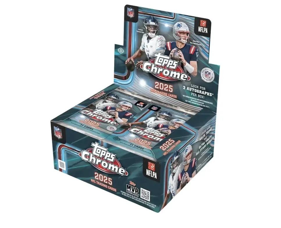 2025 TOPPS CHROME NFL JUMBO PACK - 1X PACK