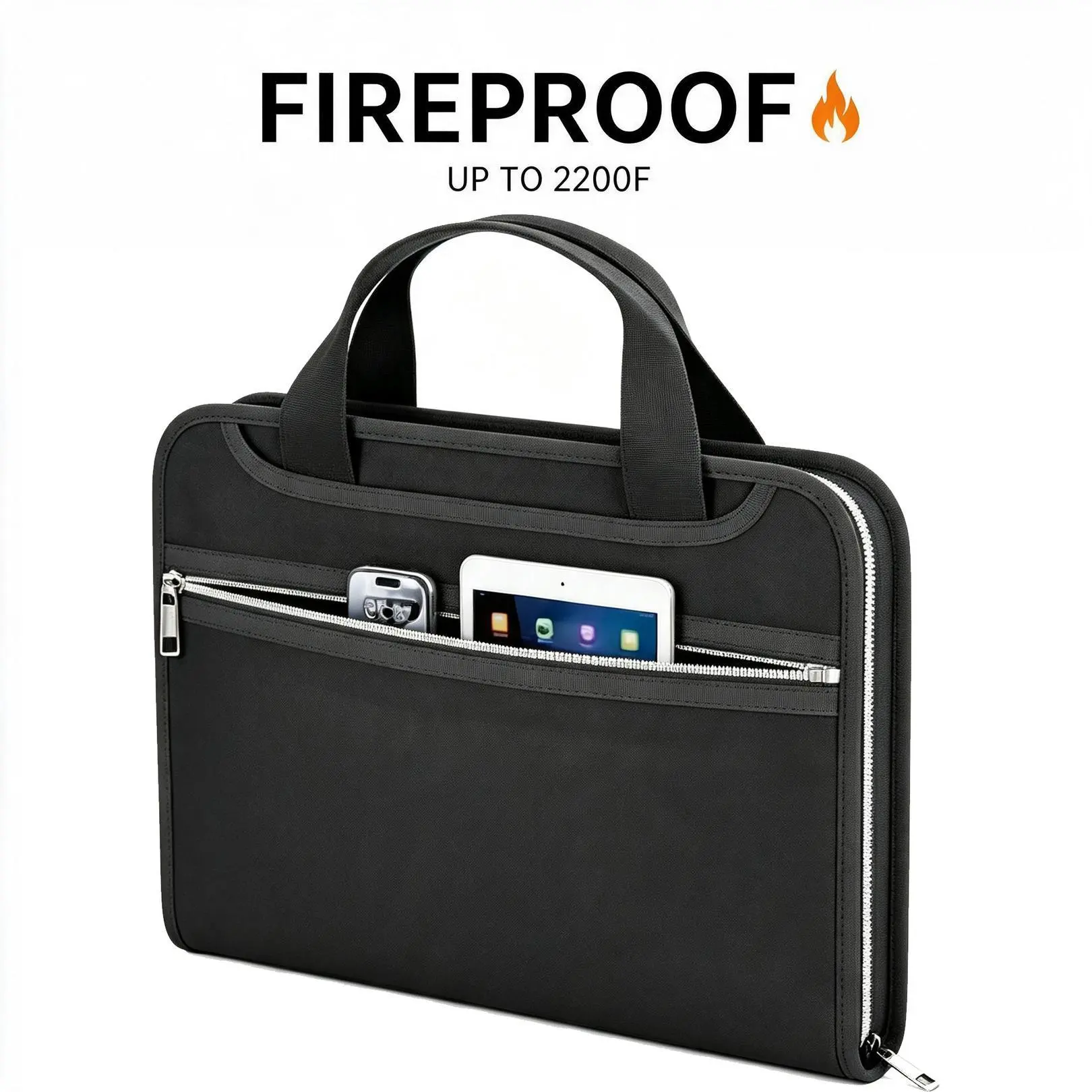New Home Essential Fireproof File Organizer, 13 Pocket A4 Waterproof Expanding Folder