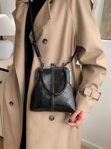 women's elegant solid color shoulder bag, fashionable pu leather crossbody bag for daily used, casual trendy versatile high-quality daily commuting bag