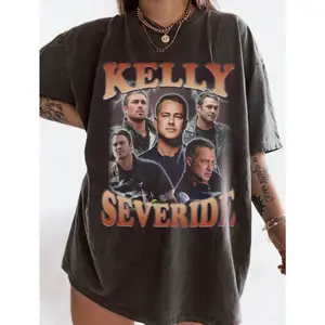 Kelly Severide Chicago Fire Shirt Vintage Chicago Fire Movie Shirt, Top Tee Gift hoodie Cotton Womenswear BIV