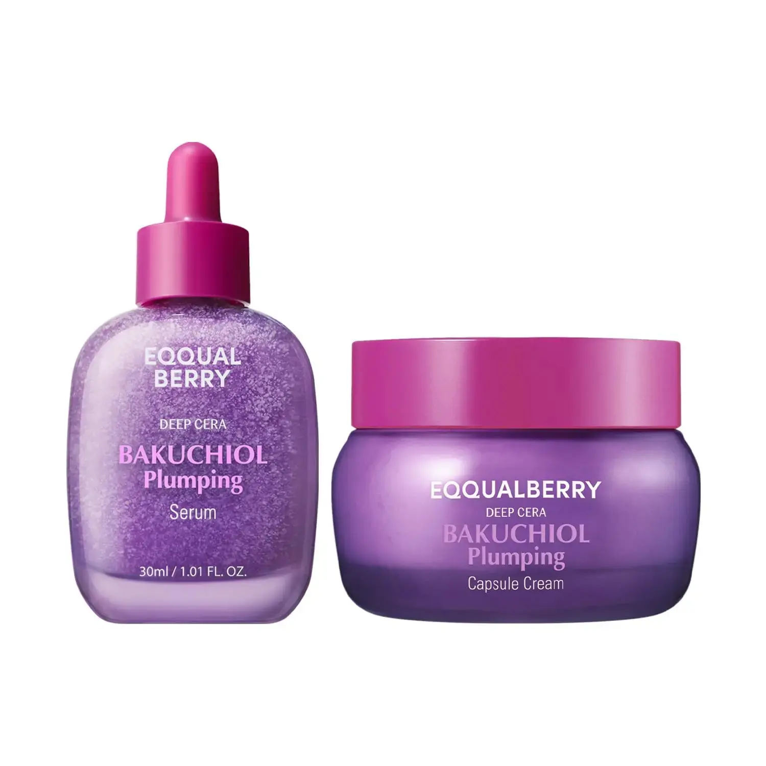 Bakuchiol Duo – Serum & Capsule Cream Set for Firming, Smoothing & Hydrating | Gentle Retinol Alternative for Radiant, Resilient Skin