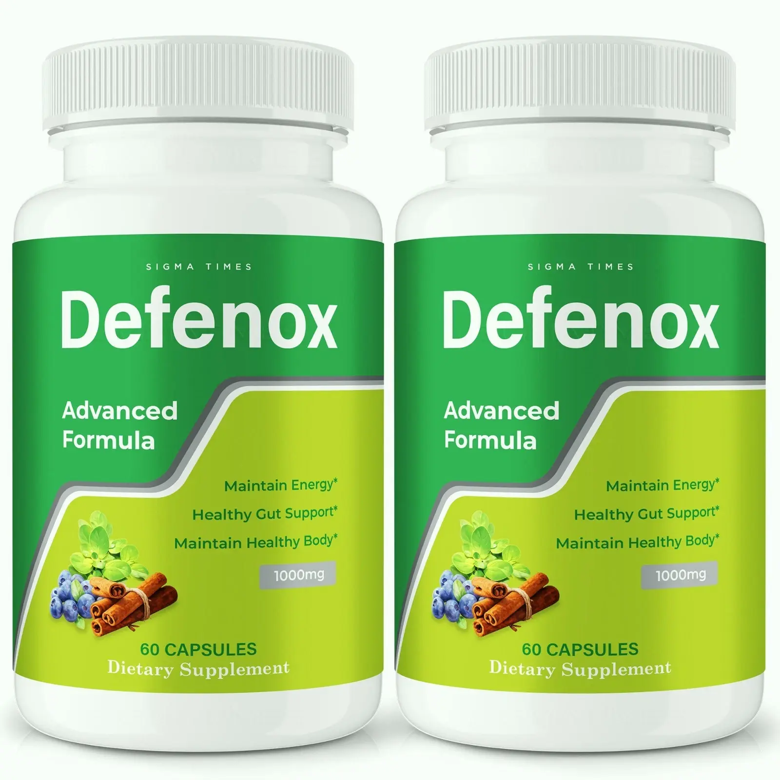 Defenox Capsules, Advanced Formula, Fitness & Wellness Support - 2 Pack
