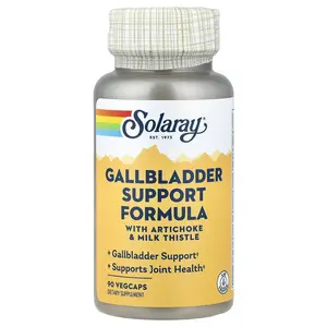 Solaray Gallbladder Support Formula, With Artichoke & Milk Thistle, 90 VegCaps