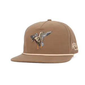 Mens Specklebelly RipStop Sun Hat, Brown with Tan Rope, Adjustable Sports & Outdoor Cap, Mens Hats