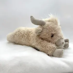 Highland Cow Plush Toy for Kids, 15.75 Inches Stuffed Animal, Unique Birthday Gift for Girls, Soft and Cuddly Plush Toy for All Ages