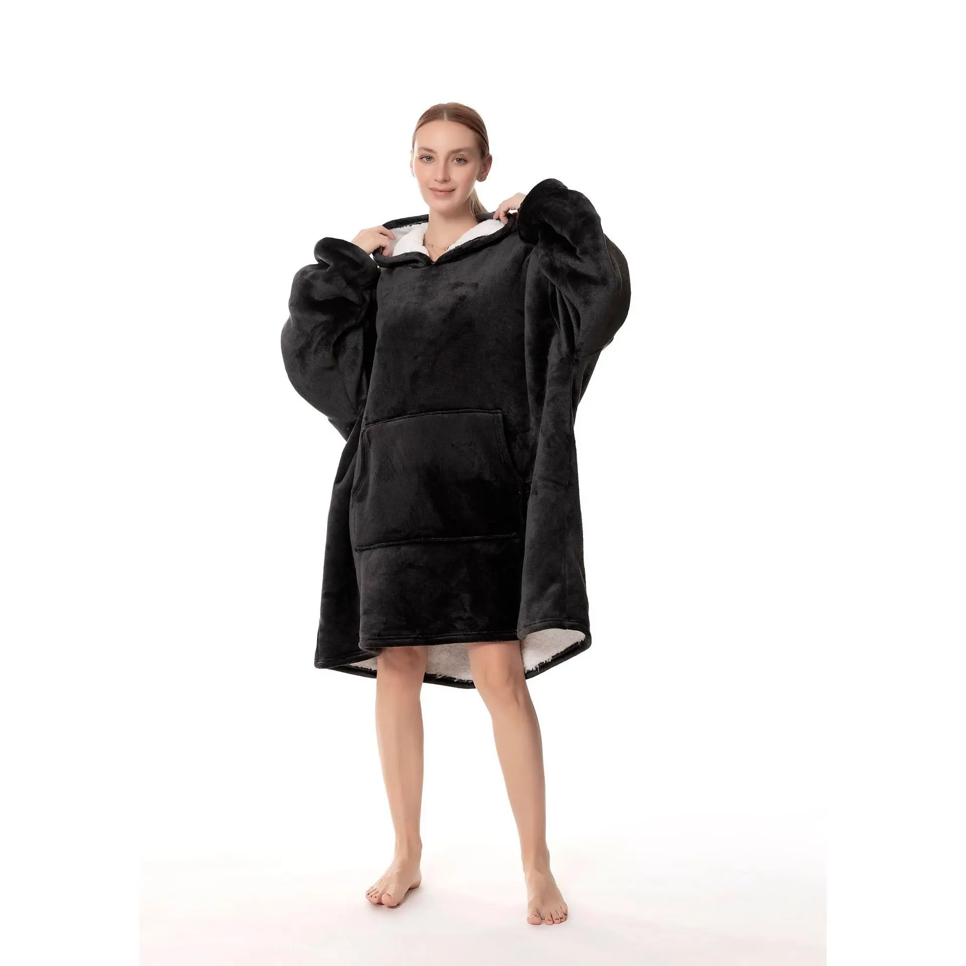 Dark grey TV blanket