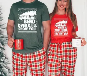 Bend Over and I'll Show You Couple Matching shirt | Griswold Family shirt for Christmas 2025 |  Comfort Cotton - LORA ATCHER