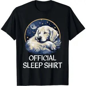 Official Sleep Shirt Golden Retriever Nightshirt Pajama Gift Unisex T-Shirt
