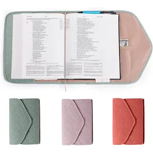 Reusable Book Cover with Magnet Closure - Adjustable Book Sleeve for Book Lovers Gift - Book Protector for Paperback -Book Covers for Hardcover - Book Pouch - Book Carrier