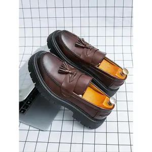 Men's Fashionable Tassel Decor Loafers, Casual Comfortable PU Leather Loafers for Daily Wear, Breathable Non-slip Shoes for Men, Boy