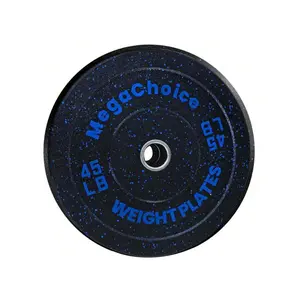 Rubber Olym Pic Bumper Weights Plates Set,Barbell Plates,1x15LB 1x25LB 1x35LB 1x45LB 100LB 160LB 300LB 45LB 1.25 LB 2.5LB 5LB Barbell Weights For Strength Training Weightlifting Single