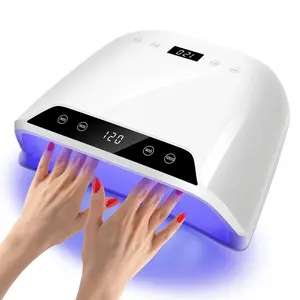 72LEDS Nail Drying Lamp For Nails Gel Polish With 4 Timer Setting HD Display Screen Auto Sensor Professional Nail Drying Machine