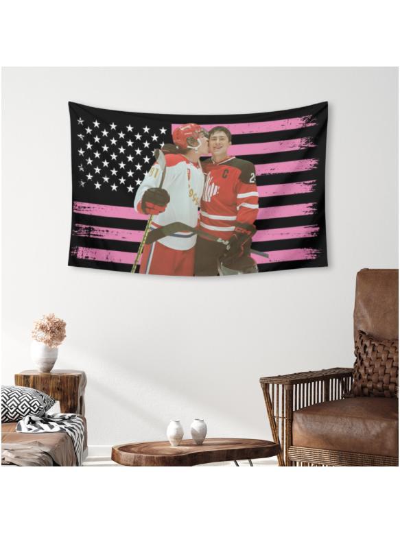 Vintage Heated Rivalry Tapestry, Retro Game Day Flag, Sports Aesthetic Wall Decor, Classic Competition Banner, Bedroom Dorm Decor for Fans 16