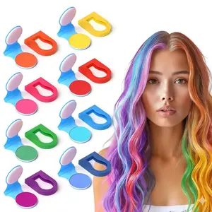 Temporary Hair Color Powder – 8 Vibrant Colors, Instant & Washable Hair Coloring Tool for Fun & Easy Styling
