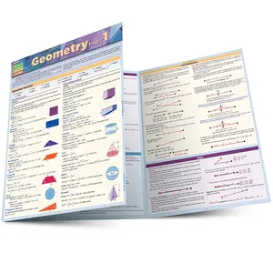 Geometry Part 1 QuickStudy Laminated Reference Guide (Quick Study Academic) Pamphlet – May 1, 2017