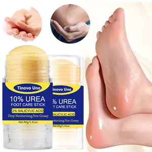Tinovo Uno 【Buy 1 Get 1】2pcs  10% Urea Foot Cream 40g, Hand and Feet Care Stick - Deep Moisturizing for Soft & Smooth Beige | Lightweight, Non-Greasy Formula Absorbs Easily | Suitable for All Beige Types Hydrating Cream