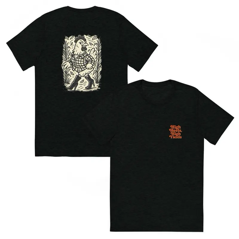 High Heels High Yields Short sleeve t-shirt Streetwear Tshirt