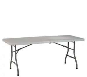 6' Resin Center Fold Table by Office Star