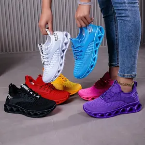 Lightweight Running Shoes - Purple Non-Slip Blade Sneakers for Men & Women with Soft EVA Sole Comfortable Low-Top Design for Gym Sports Casual Wear