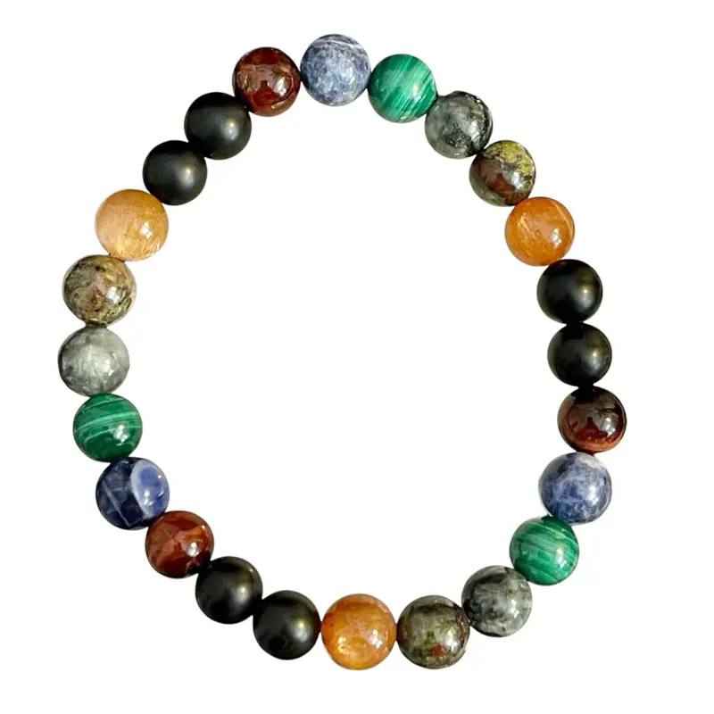 Bracelet for Confidence, Courage, Leadership, Empowerment, Protection, Grounding