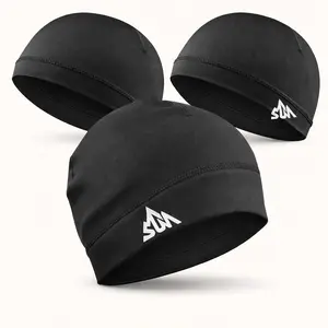 Multifunctional Skull Caps, Unisex Multi Color 2025 Winter Sport Beanie Fitted Hat for Men & Women, Stretchy Helmet Hat, Biking Accessory,,Ultra Stretch Moisture Wicking Breathable Fit for Athletes One Size Fits Most【Valentine's Day】