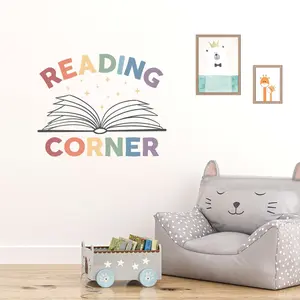 Reading Corner Decal | Teacher Classroom Wall Art Decor