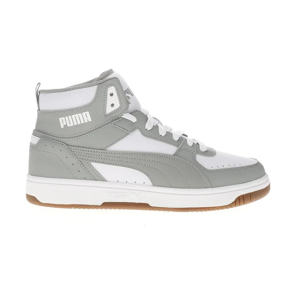 PUMA Mens Rebound Joy Wide High  Sneakers Shoes Casual - Grey