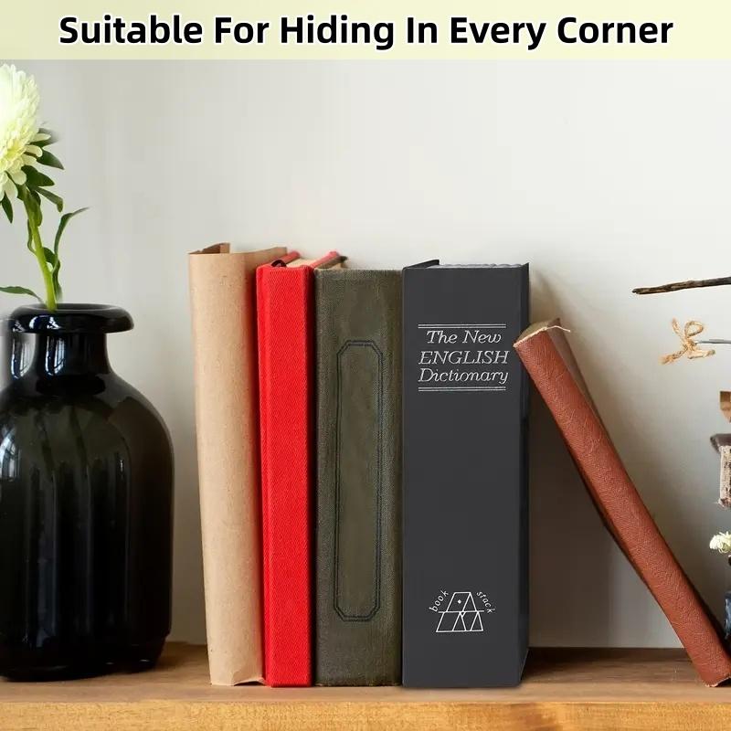Diversion Book Safe Storage Box (24c'm×15.5c'm×5.5c'm), Dictionary Secret Safe Can with Security Combination Lock, Diversion Book Hidden Safe