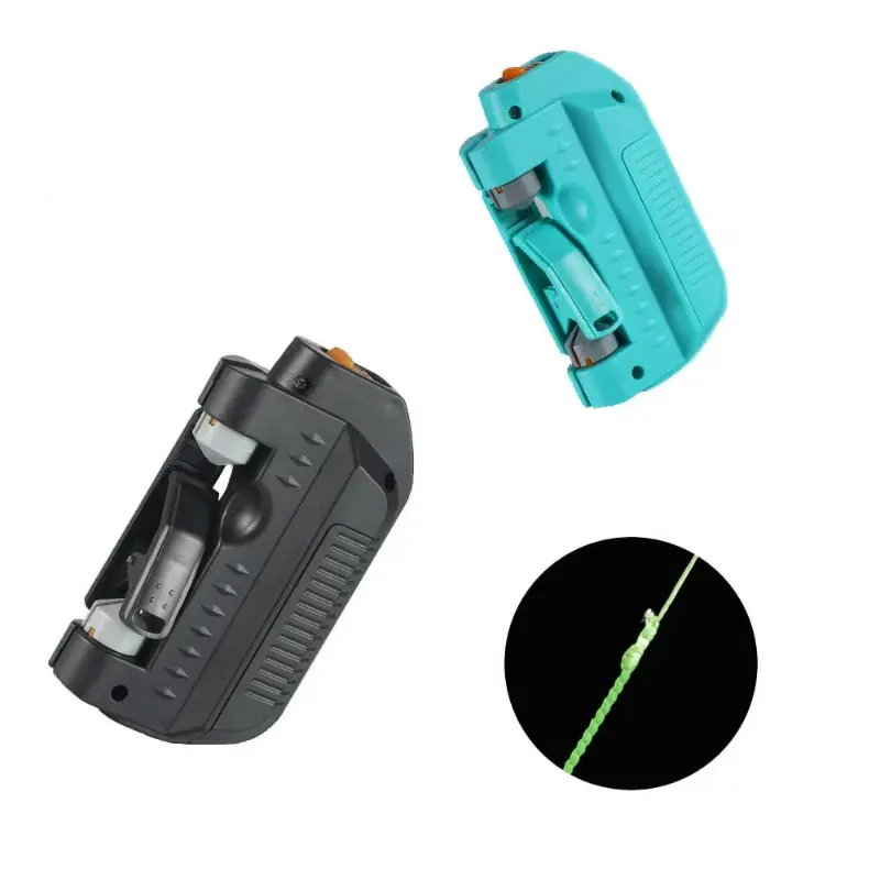 Automatic knot tying tool Electric Knotter Assist GT/FG/PR Fishing Bobbin Winder Tool 125 RPM ABS Material Battery/Charging Options Fishing Knotting Machine fishing stuff fishing equipment