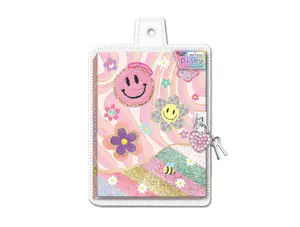 Diary With Lock & Keys,Groovy Flower