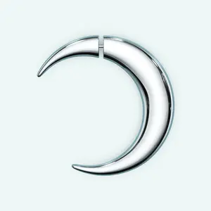 Pierced Moon Earring