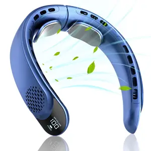 Portable Neck Fan, USB Rechargeable Neck Fan with 4 Gear Wind Speed, 360° Cooling Air Flow, Rechargeable Wearable Fan, Ideal Choice for Home Office Travel