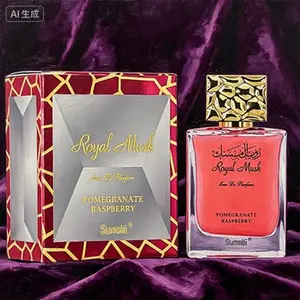 Royal Musk Pomegranate Raspberry Perfume for Women - Long Lasting Fruity Musk Fragrance huk