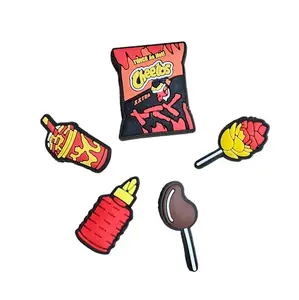 Shoe Charms Snacks 3 bundle 5ct Footwear Decor