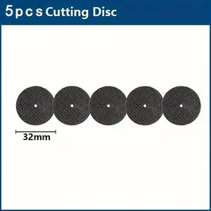 32mm Grinding Disc with Clamp, Suitable for Metal Cutting Rotary Tool Blades and Grinding Wheels, Accessory for Precision Work
