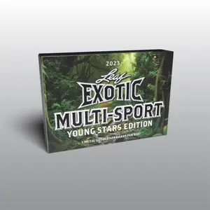 2023 Leaf Exotic Multi-Sport Rookie Box Trading cards