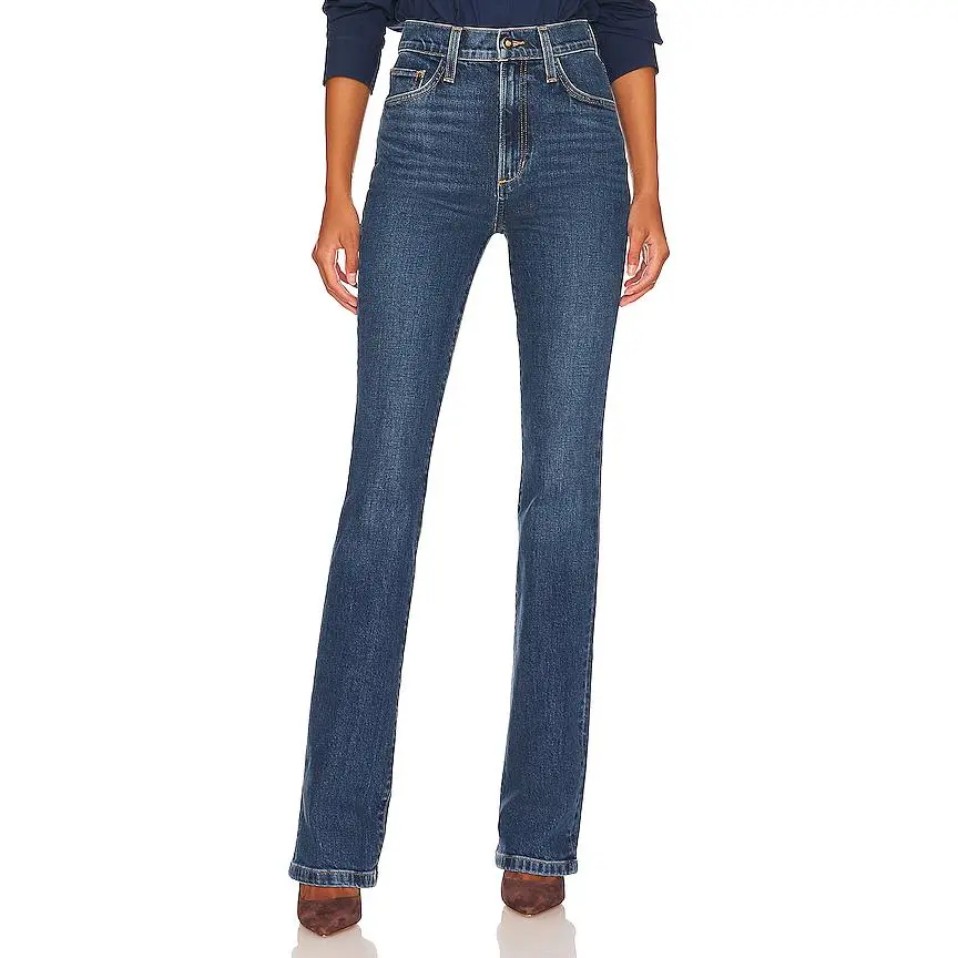 Favorite Daughter Valentina Super High Rise Boot Cut Jeans in Woodside