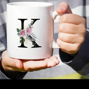 Initial Coffee Mugs, 11 Oz, A-Z Alphabet Letter Monogram Mugs, Birthday Christmas New Year Gift For Friends Dad Mom Sister Coworker mug orders