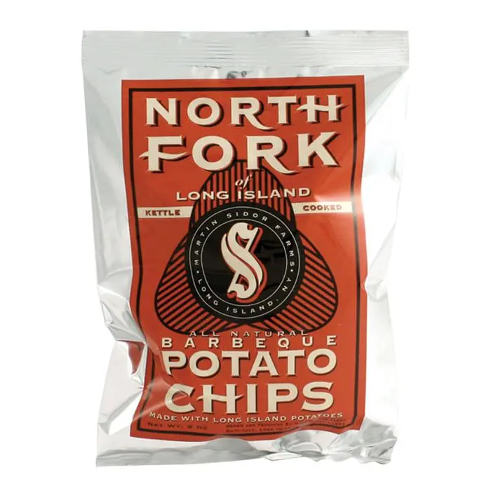 North Fork Potato Chips Barbecue BBQ Kettle 2oz 24ct