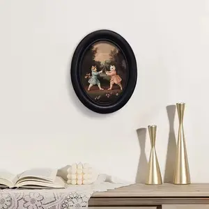 Vintage Art Style Cat Sword Pattern Wall Decor, Perfect for Halloween Christmas Thanksgiving Home Office Decoration, Room Accent, Wall Art Painting