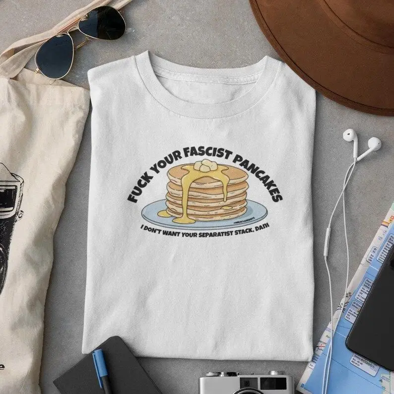Fascist Pancake Shirt, Danielle Smith Shirt, Alberta Shirt, Alberta, Canada Shirt, Unisex Shirt,Political Tshirt, Sports Shirt