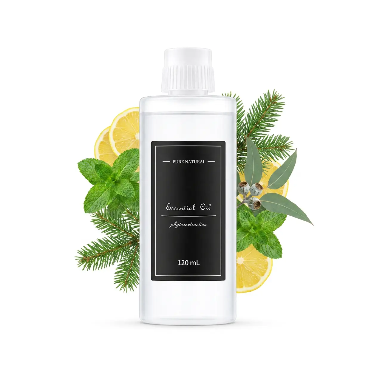 CoreFavor 120ml/4.06fl oz Essential Oil Diffuser Refill Bottle - Non-Toxic Aroma Freshener with Lavender Scent, Cedarwood, Mint Aroma, Lemon, Eucalyptus Scented Oils for Grounding, Calm Spaces, Holiday & Birthday Gifts,techvibes